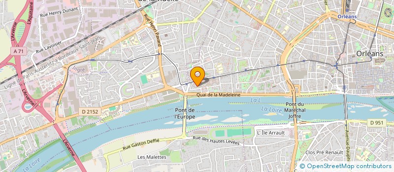 localisation de l'entreprise MONSIEUR ALI OUMAR à ORLEANS