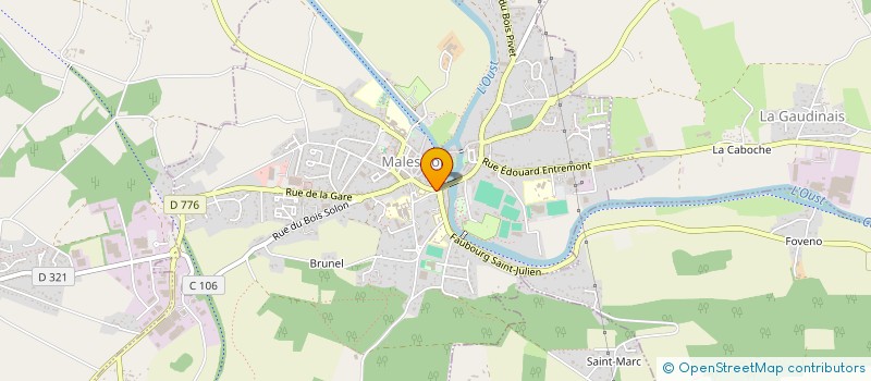 localisation de l'entreprise MONSIEUR ALI OUSAID  MALESTROIT