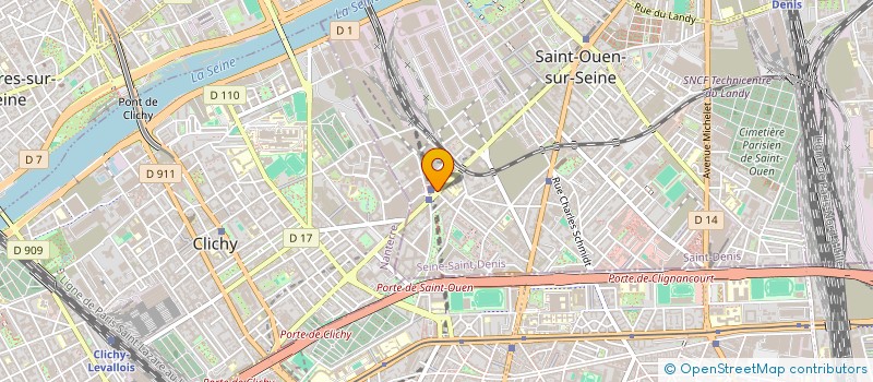 localisation de l'entreprise MONSIEUR ALI OUSSANE à SAINT-OUEN-SUR-SEINE