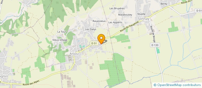 localisation de l'entreprise MONSIEUR ALI OUTAGHZOUT  ANJOU