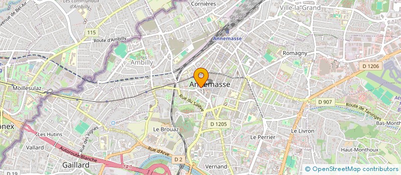 localisation de l'entreprise MONSIEUR ALI OZBEK à ANNEMASSE