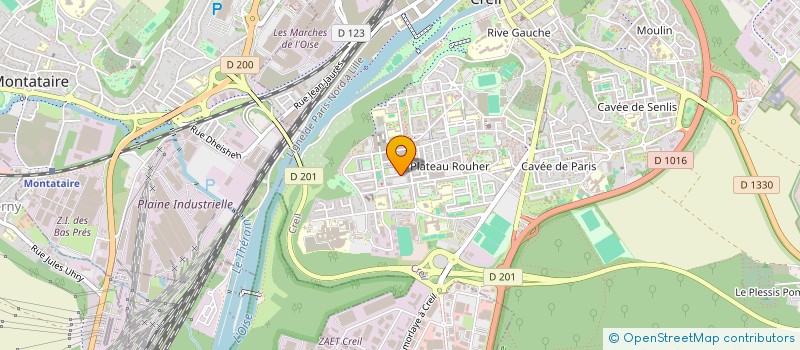 localisation de l'entreprise MONSIEUR ALI PAINDA  CREIL