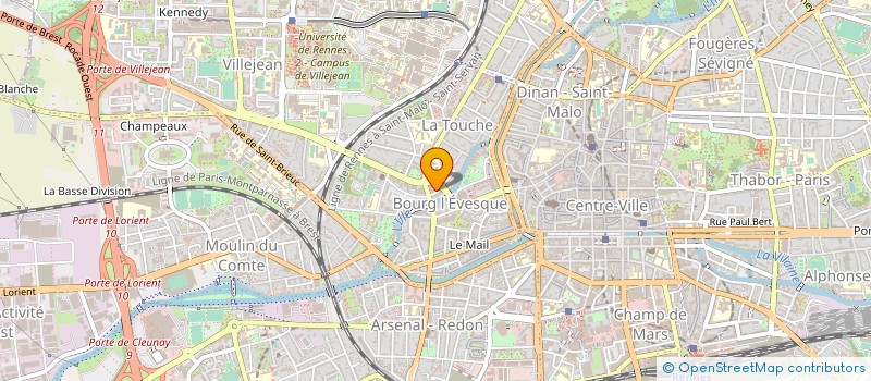 localisation de l'entreprise MONSIEUR ALI PAKDEL à RENNES