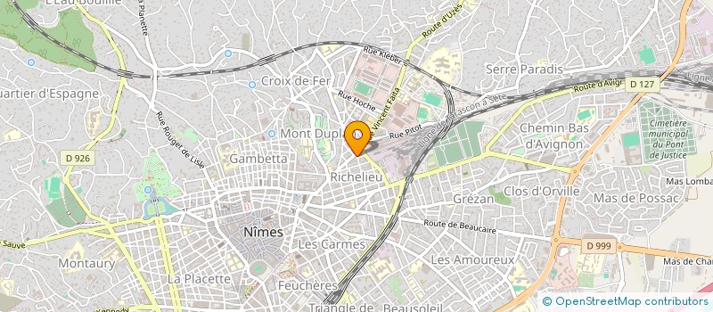 localisation de l'entreprise MONSIEUR ALI QANBARI  NIMES