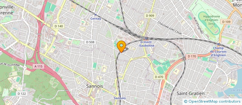 localisation de l'entreprise MONSIEUR ALI RAGAB  ERMONT