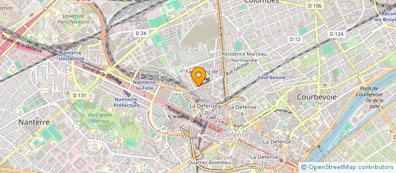 localisation de l'entreprise MONSIEUR ALI RAGRAGNI à COURBEVOIE