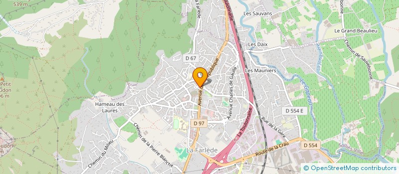 localisation de l'entreprise MONSIEUR ALI RAHAOUI  LA FARLEDE