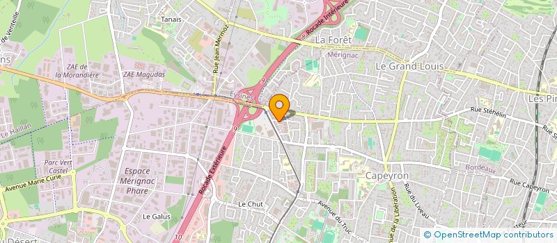 localisation de l'entreprise MONSIEUR ALI RAHIMI  MERIGNAC