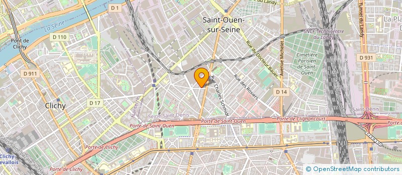 localisation de l'entreprise MONSIEUR ALI RAHMOUNE à SAINT-OUEN-SUR-SEINE