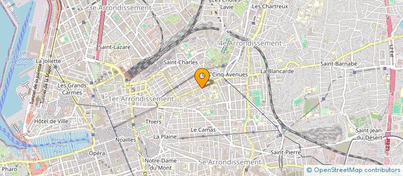 localisation de l'entreprise MONSIEUR ALI RAHMOUNE à MARSEILLE
