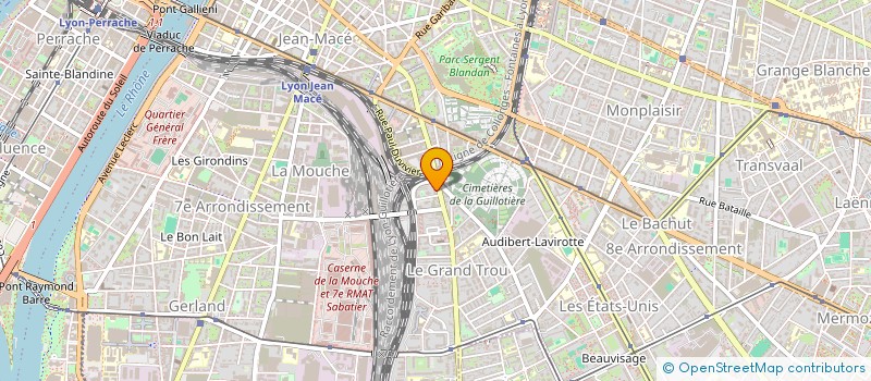 localisation de l'entreprise MONSIEUR ALI RASOLI  LYON