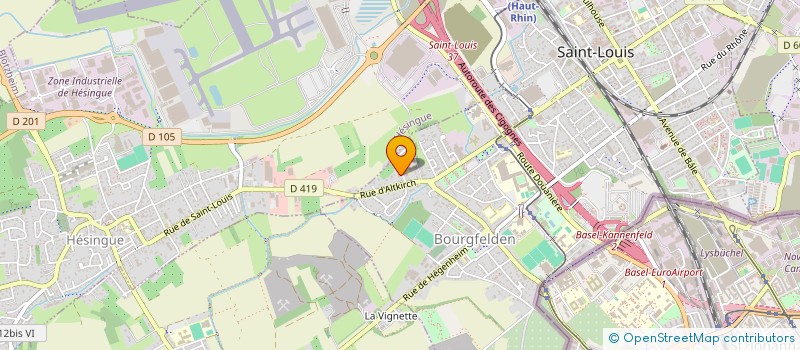 localisation de l'entreprise MONSIEUR ALI REHAB  SAINT-LOUIS