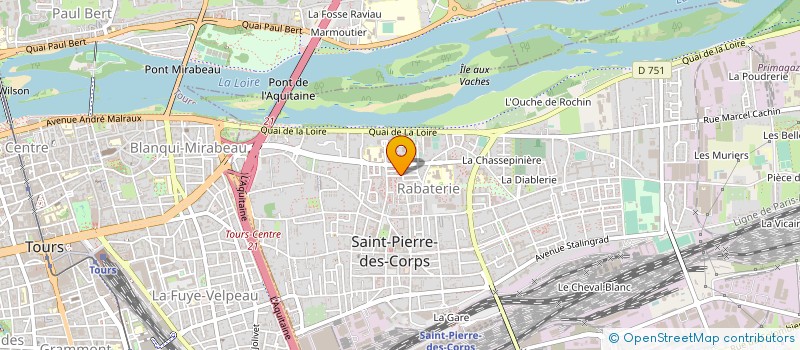 localisation de l'entreprise MONSIEUR ALI REKAL  SAINT-PIERRE-DES-CORPS