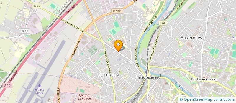 localisation de l'entreprise MONSIEUR ALI REZA MIRZAYI  POITIERS