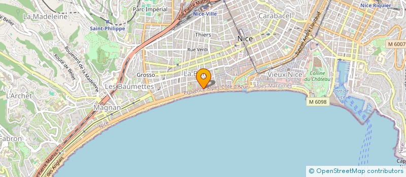 localisation de l'entreprise MONSIEUR ALI REZAI à NICE