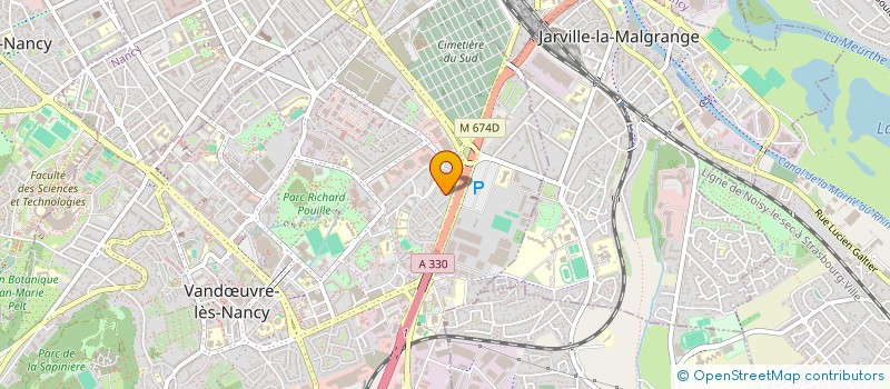 localisation de l'entreprise MONSIEUR ALI RISLANI  VANDUVRE-LES-NANCY