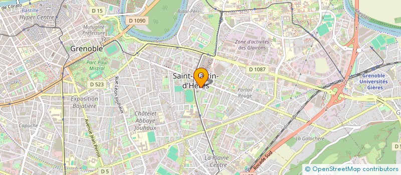 localisation de l'entreprise MONSIEUR ALI ROUAG  SAINT-MARTIN-D'HERES