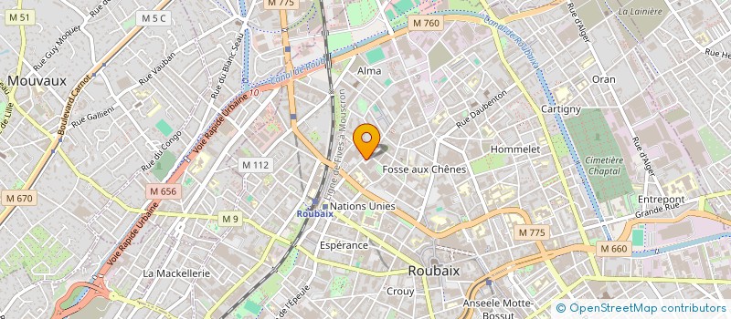 localisation de l'entreprise MONSIEUR ALI SAAD  ROUBAIX