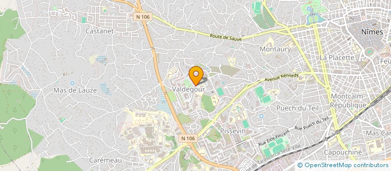 localisation de l'entreprise MONSIEUR ALI SAADAOUI à NIMES