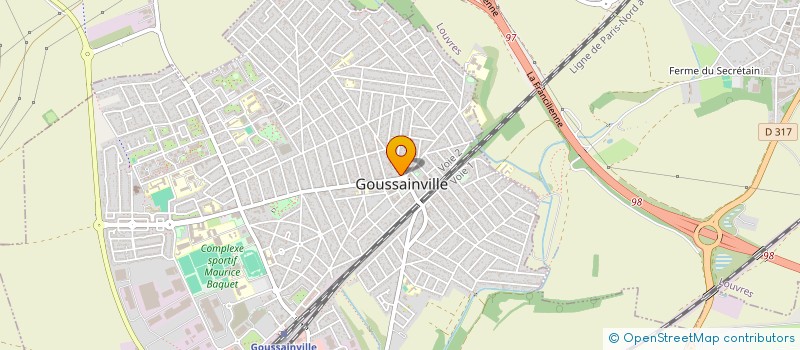 localisation de l'entreprise MONSIEUR ALI SAADAOUI à GOUSSAINVILLE