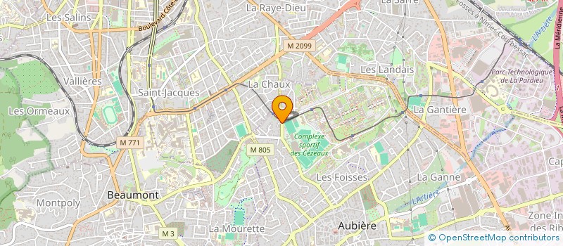 localisation de l'entreprise MONSIEUR ALI SAAL  AUBIERE