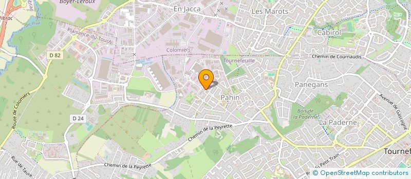 localisation de l'entreprise MONSIEUR ALI SADOK  TOURNEFEUILLE