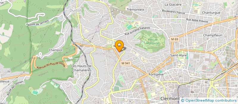 localisation de l'entreprise MONSIEUR ALI SAFARI  CLERMONT-FERRAND