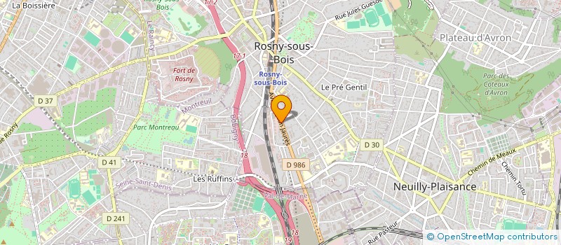 localisation de l'entreprise MONSIEUR ALI SALAH à ROSNY-SOUS-BOIS