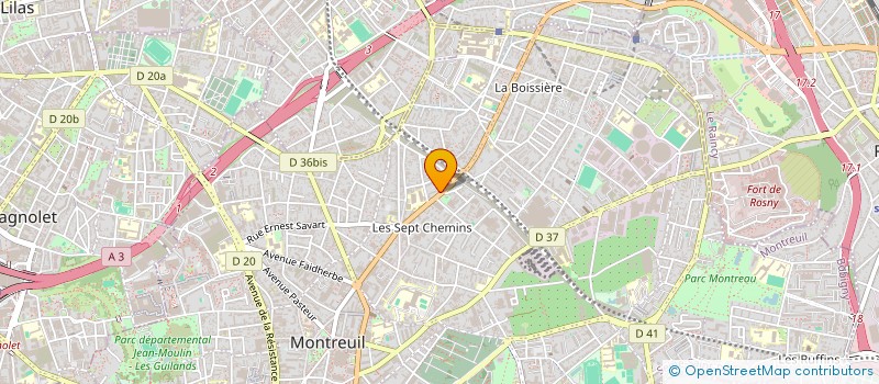 localisation de l'entreprise MONSIEUR ALI SALLEM à MONTREUIL