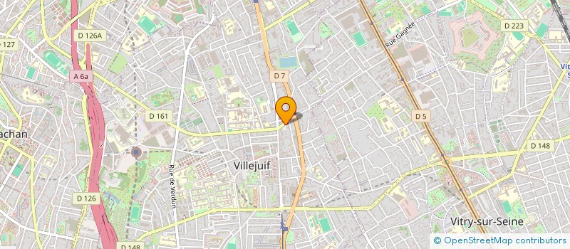 localisation de l'entreprise MONSIEUR ALI SAMADI à VILLEJUIF