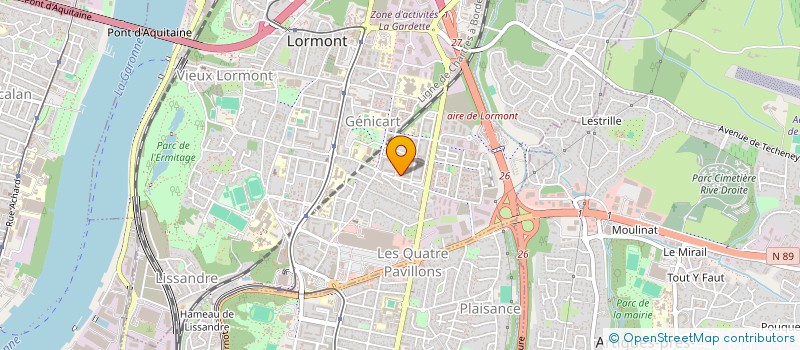 localisation de l'entreprise MONSIEUR ALI-SAMED URAN  LORMONT