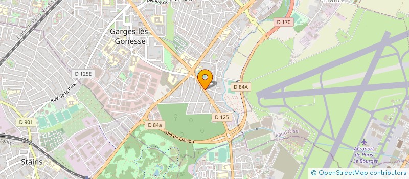 localisation de l'entreprise MONSIEUR ALI SAOUDI  GARGES-LES-GONESSE