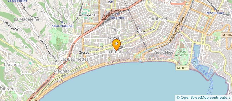 localisation de l'entreprise MONSIEUR ALI SARAH à NICE