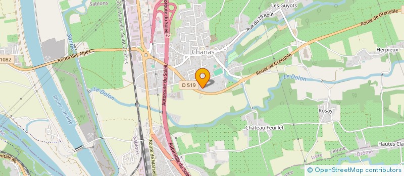 localisation de l'entreprise MONSIEUR ALI SAVAR  CHANAS