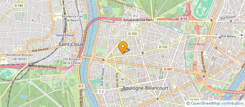 localisation de l'entreprise MONSIEUR ALI SAYAD à BOULOGNE-BILLANCOURT