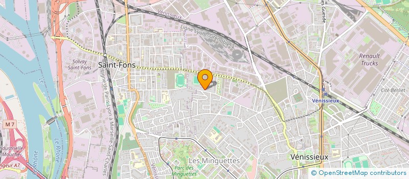 localisation de l'entreprise MONSIEUR ALI SBOUI  VENISSIEUX