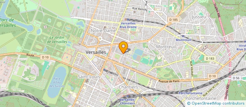 localisation de l'entreprise MONSIEUR ALI SEBAHI à VERSAILLES