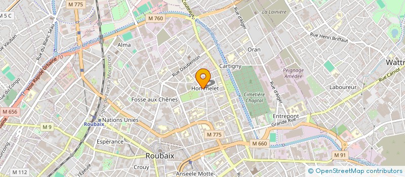 localisation de l'entreprise MONSIEUR ALI SELLAMI à ROUBAIX