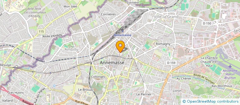 localisation de l'entreprise MONSIEUR ALI SEN à ANNEMASSE