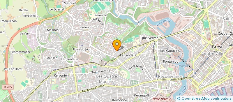 localisation de l'entreprise MONSIEUR ALI SHAIKHIDOV à BREST