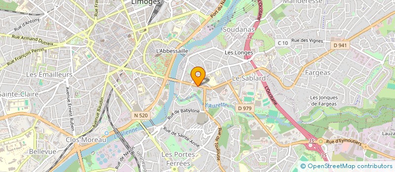 localisation de l'entreprise MONSIEUR ALI SHAN à LIMOGES