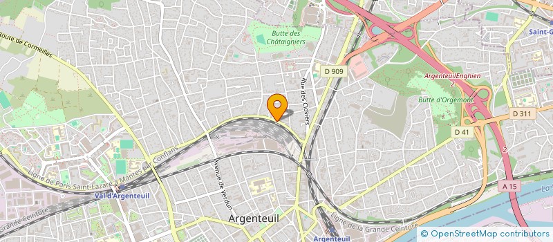 localisation de l'entreprise MONSIEUR ALI SHOUKAT  ARGENTEUIL