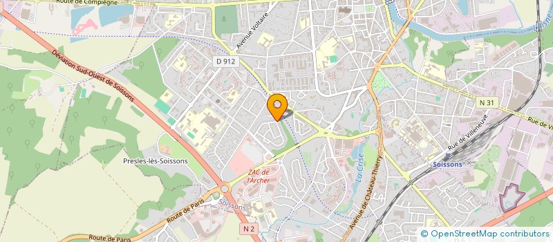 localisation de l'entreprise MONSIEUR ALI SIDAOUI à SOISSONS