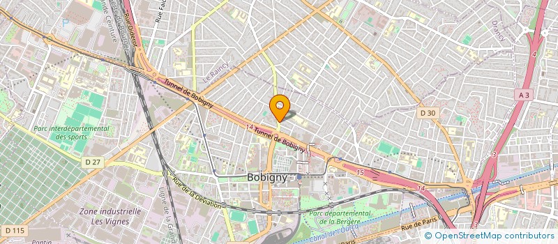 localisation de l'entreprise MONSIEUR ALI SIDIBE  BOBIGNY