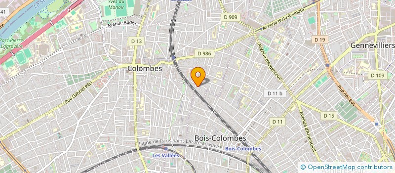 localisation de l'entreprise MONSIEUR ALI SILEYMAN MAHAMDANE à COLOMBES