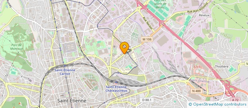 localisation de l'entreprise MONSIEUR ALI SLIMANI  SAINT-ETIENNE