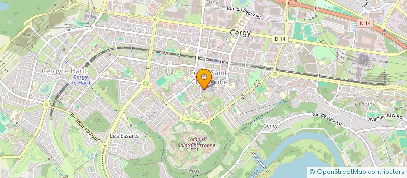 localisation de l'entreprise MONSIEUR ALI SOUAK  CERGY