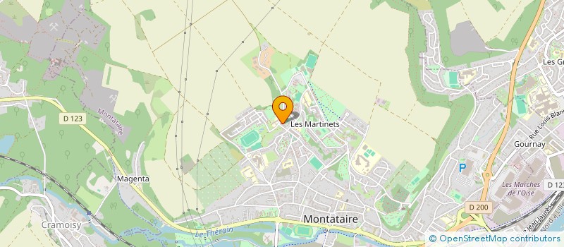 localisation de l'entreprise MONSIEUR ALI SOUARE  MONTATAIRE