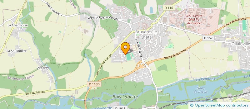 localisation de l'entreprise MONSIEUR ALI SOUMARE  BRUYERES-LE-CHATEL