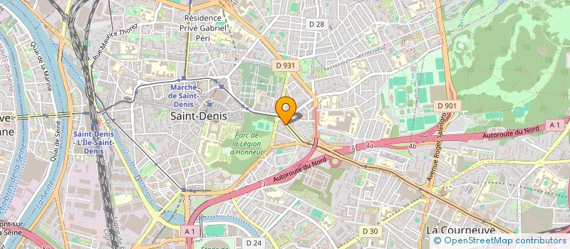 localisation de l'entreprise MONSIEUR ALI SOUMARE à SAINT-DENIS